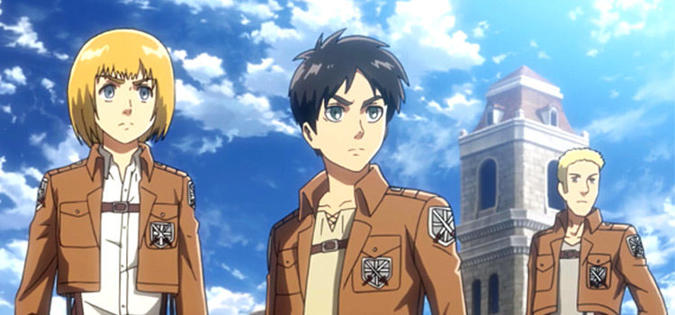 Attack on Titan characters screenshot