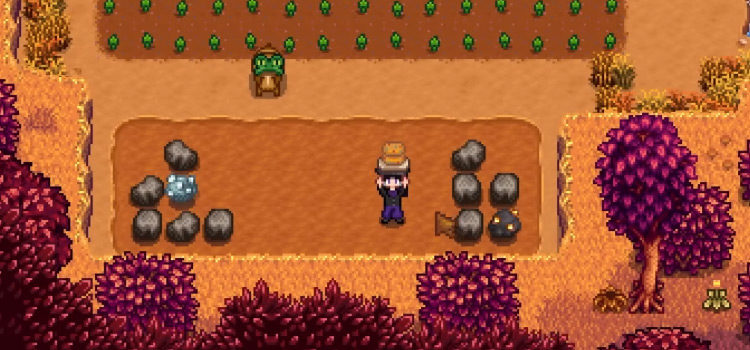 Holding Crab Cakes in Stardew