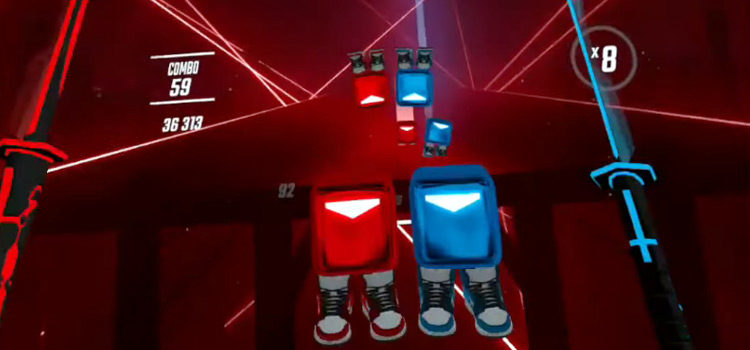 Custom Blocks with Nike Sneakers in Beat Saber