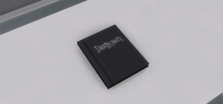 Death Note Journal CC for The Sims 4