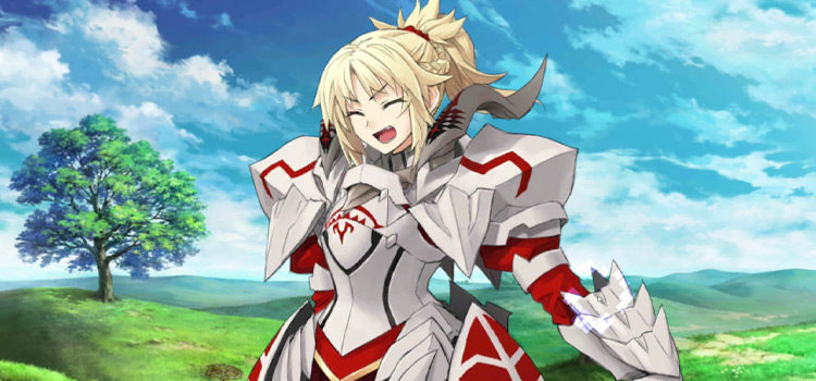 Mordred in FGO Cutscene