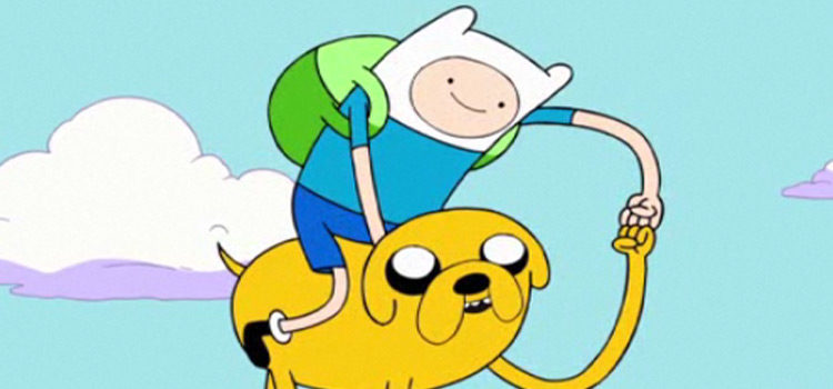 Finn and Jake fist bump