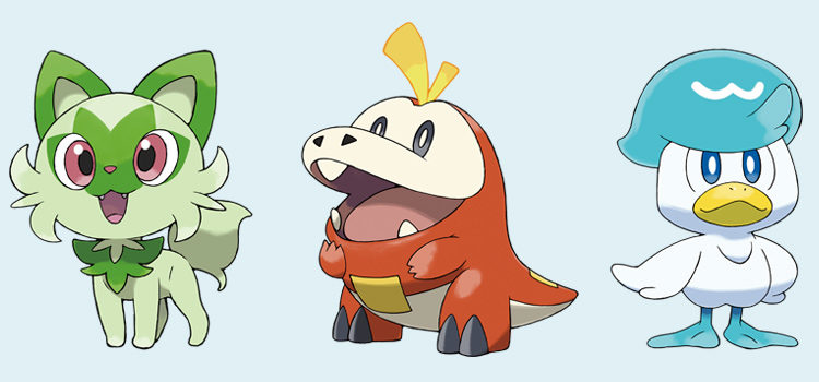 Gen 9 Starters Preview - Sprigatito, Fuecoco & Quaxly