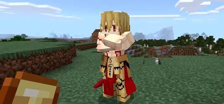 Gilgamesh FGO Skin in Minecraft