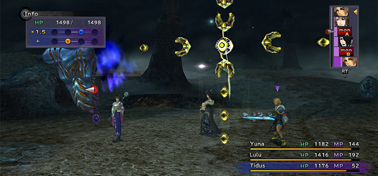 Info provided by sensor in FFX HD