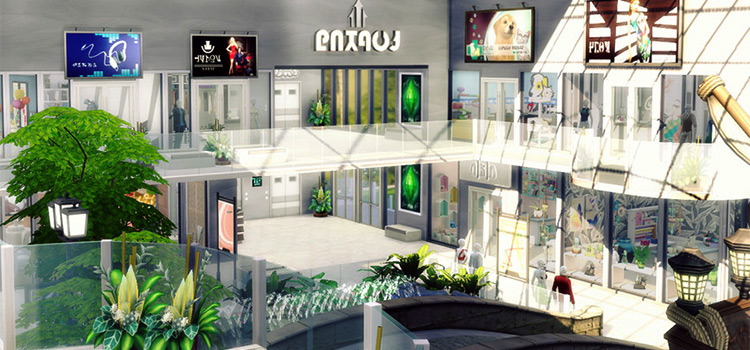 Edmonton Shopping Mall Lot (Interior) for TS4