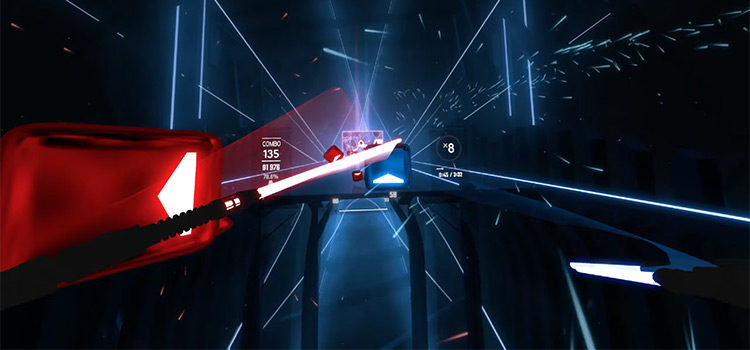 Beat Saber Screenshot - Never Gonna Give You Up