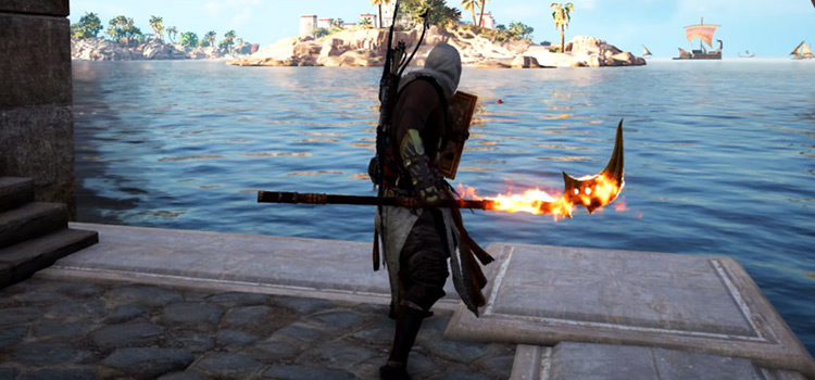 Fire Shark Fin Weapon in AC Origins