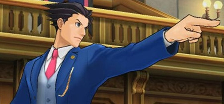 Ace Attorney Phoenix Write Objection pose