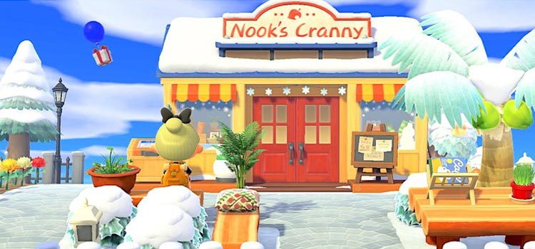 Nook's Cranny Exterior designed in Winter