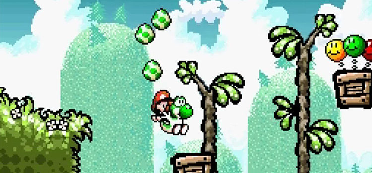 SMW2 SNES Gameplay Screenshot