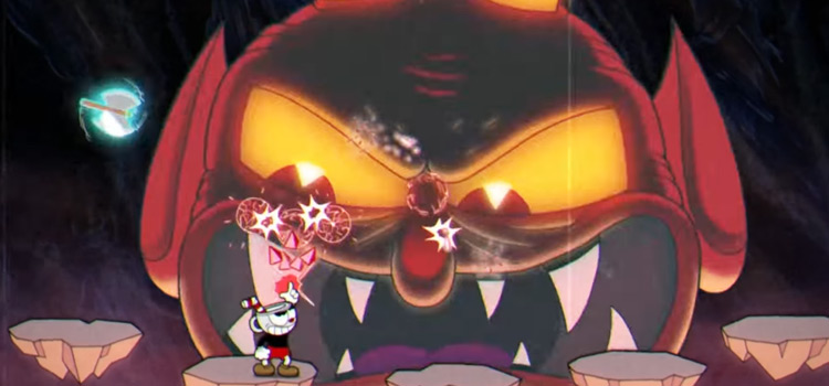 Devil World Boss in Cuphead