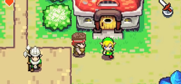 Legend of Zelda: The Minish Cap on GBA