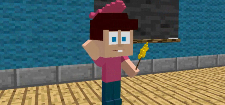 Timmy Turner in Minecraft