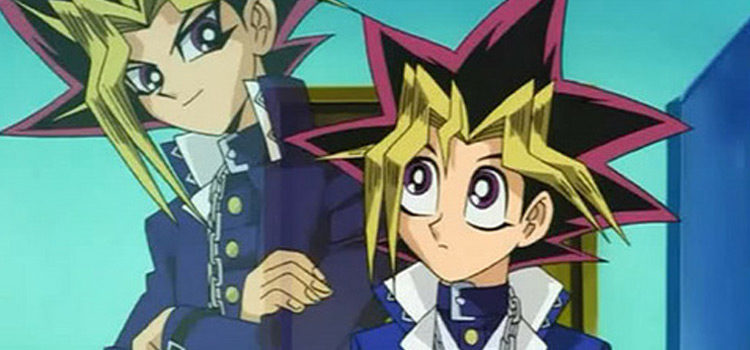 Yami and Yugi smiling together