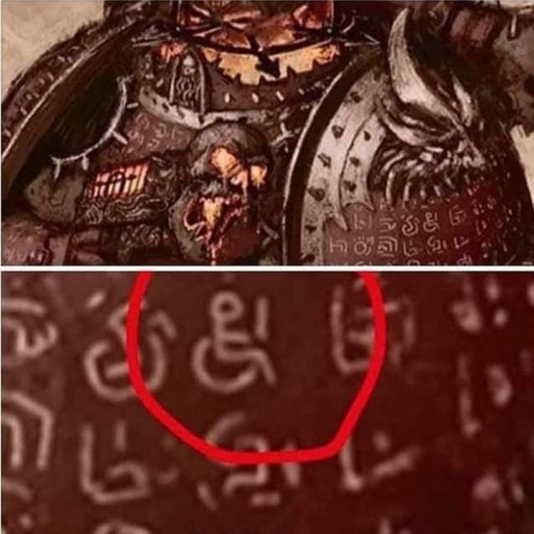 Handicap symbol in warhammer art