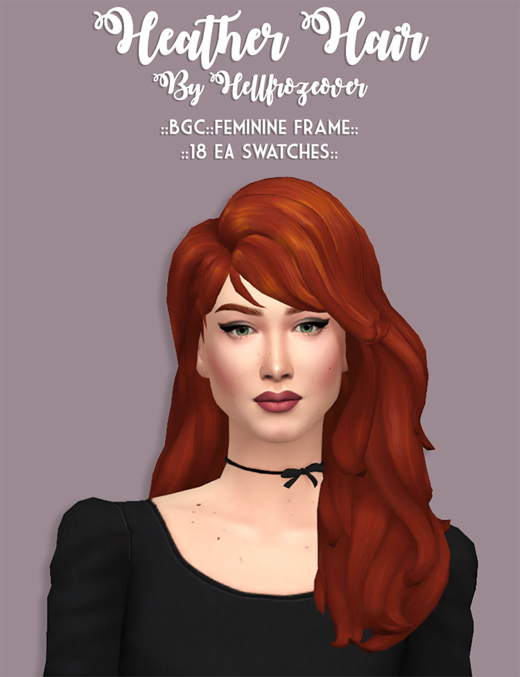 Heather Hair / TS4 CC