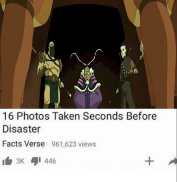 16 photos taken before disaster - funny Avatar Meme