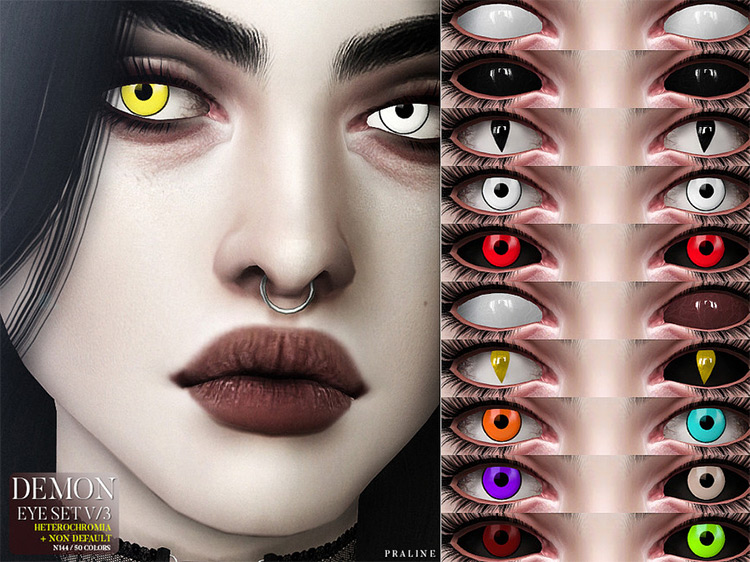 ND Demon Eyes / Sims 4 CC