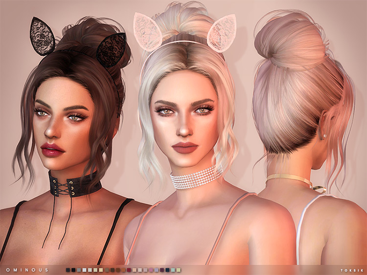 Ominous Hair / Sims 4 CC