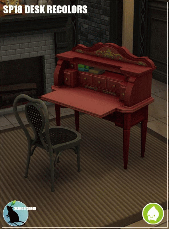 SP18 Desk Recolors / Sims 4 CC