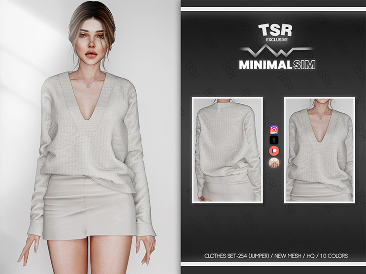 Clothes Set – 254 / Sims 4 CC